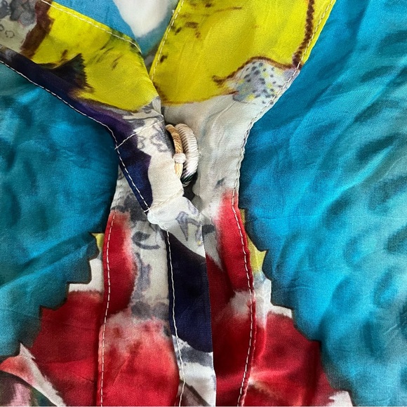 NWOT RARE Johnny Was Kimono Maxi Dress Cover up S - Picture 11 of 16